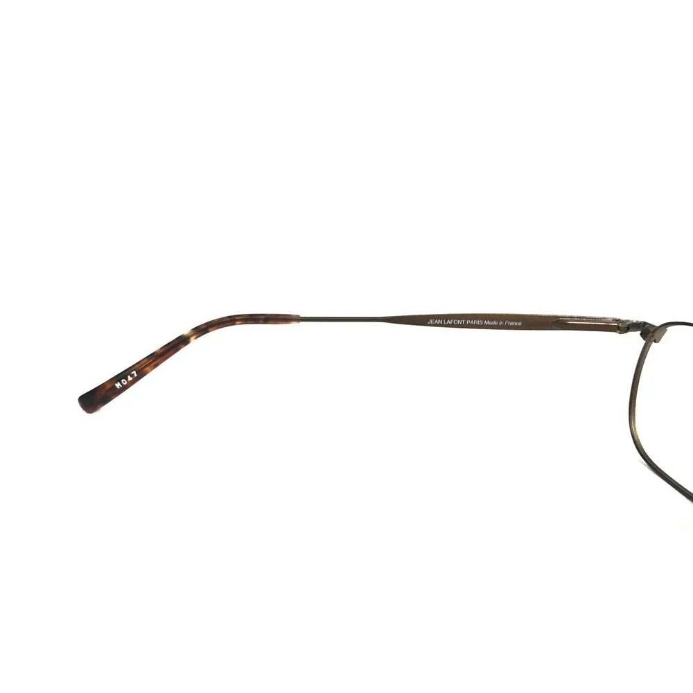 Jean Lafont METHODE 49 Eyeglasses Frames Brown Round Full Wire Rim 50-18-135